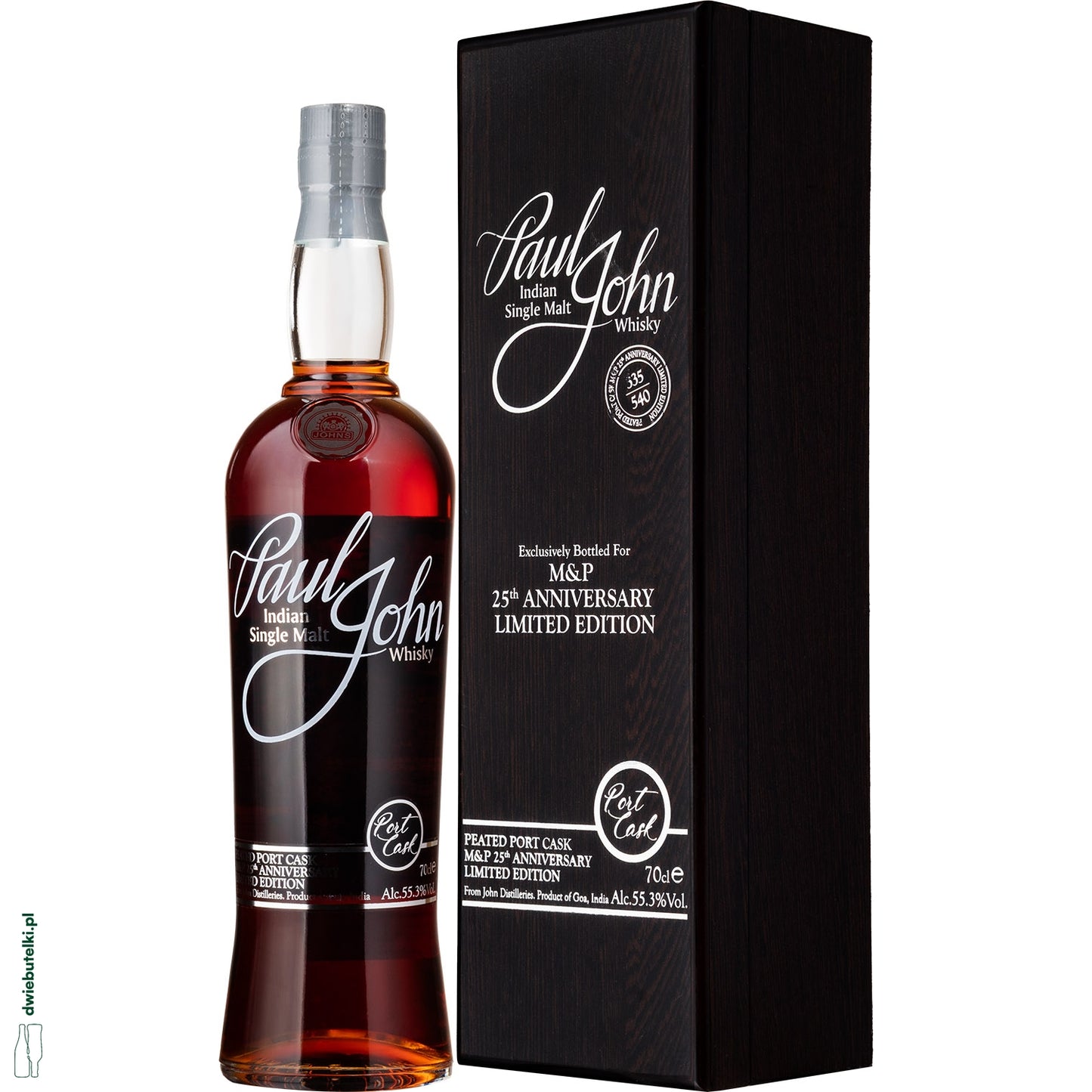PAUL JOHN 25TH ANNIVERSARY SINGLE MALT 55,3