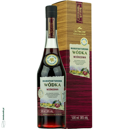 MANUFAKTUROWA WÓDKA WIŚNIOWA 0,5 38%
