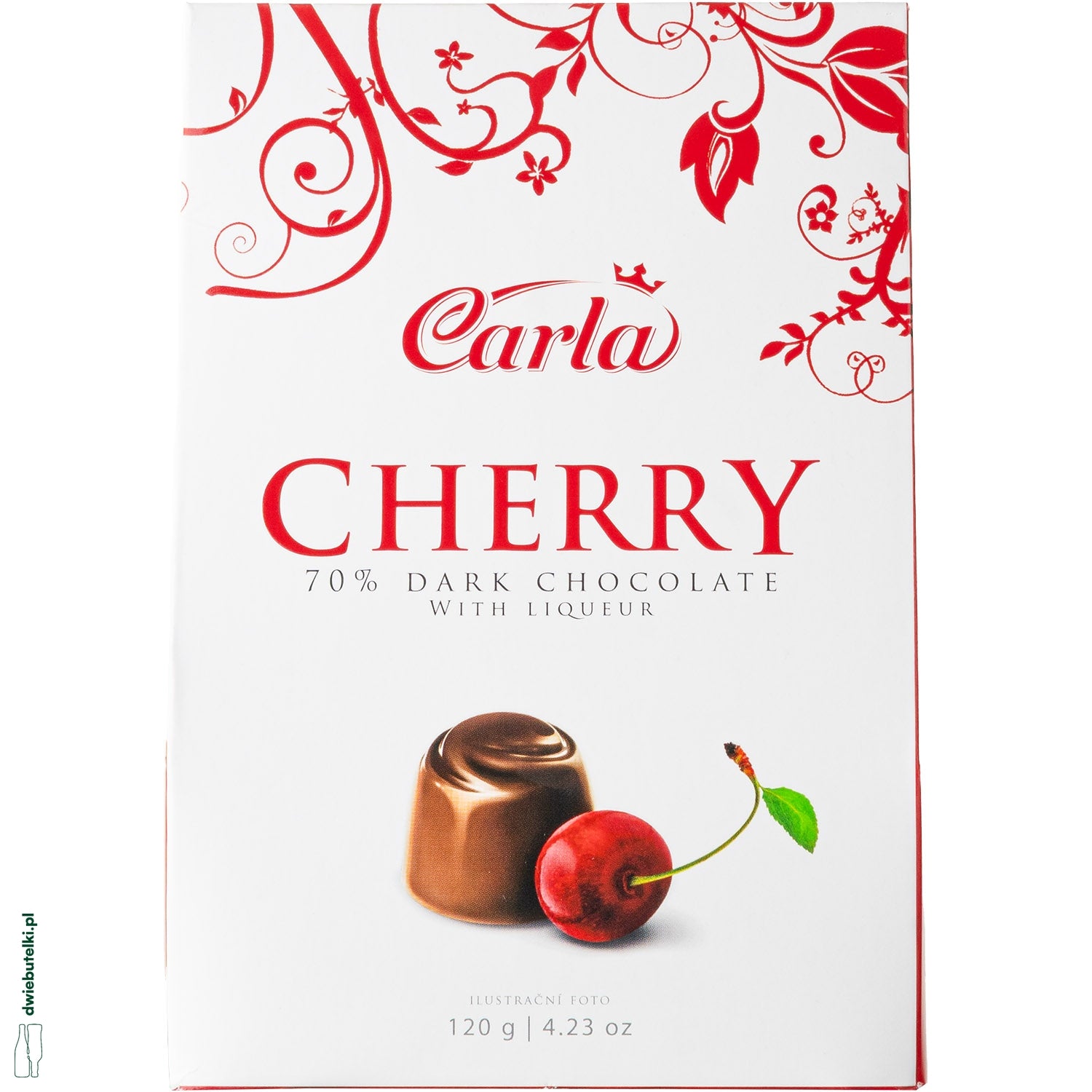 CARLA CHERRY 120G 70% DARK CHOCOLATE 21092026