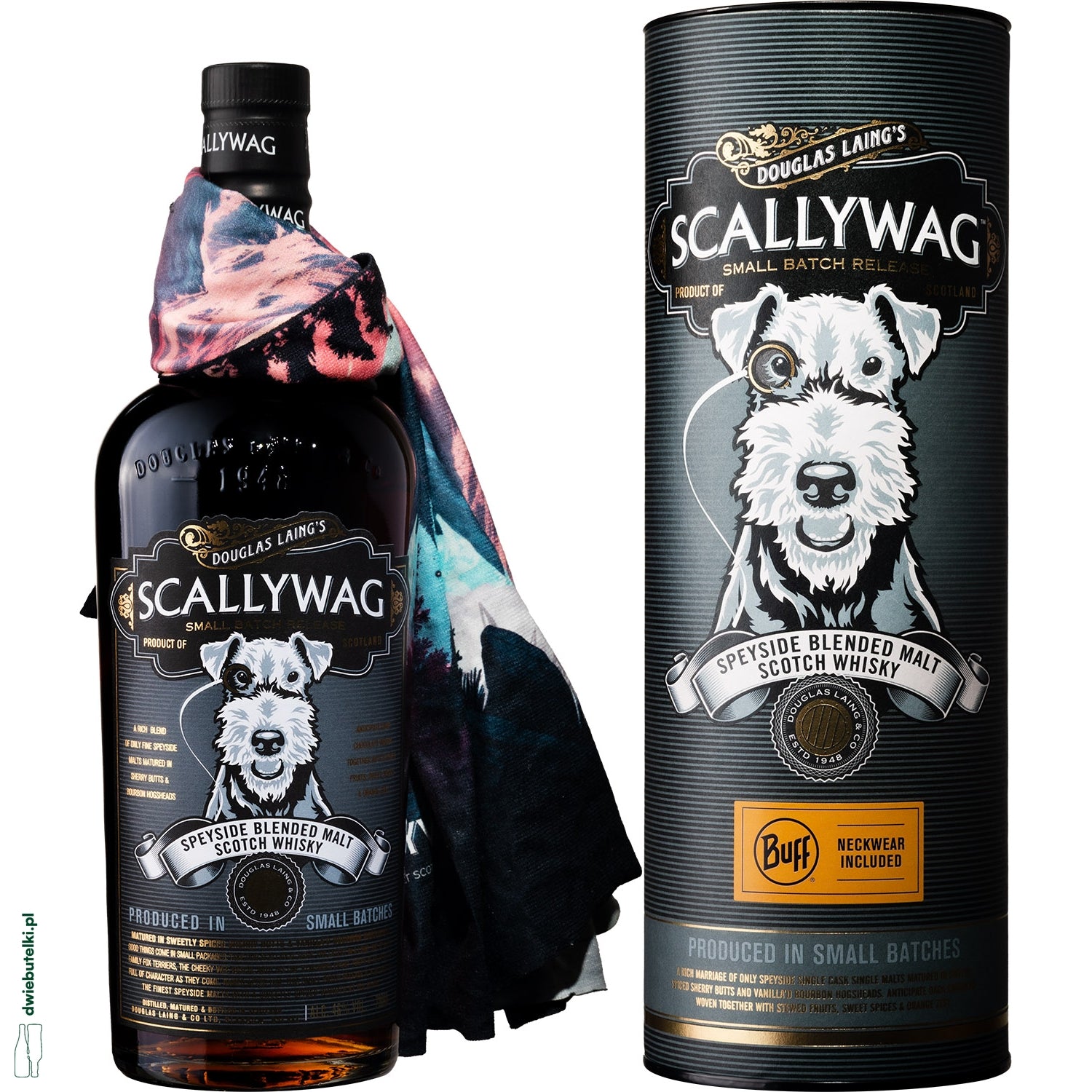 SCALLYWAG BLENDED MALT 0,7L 46% TUBA + BUFF
