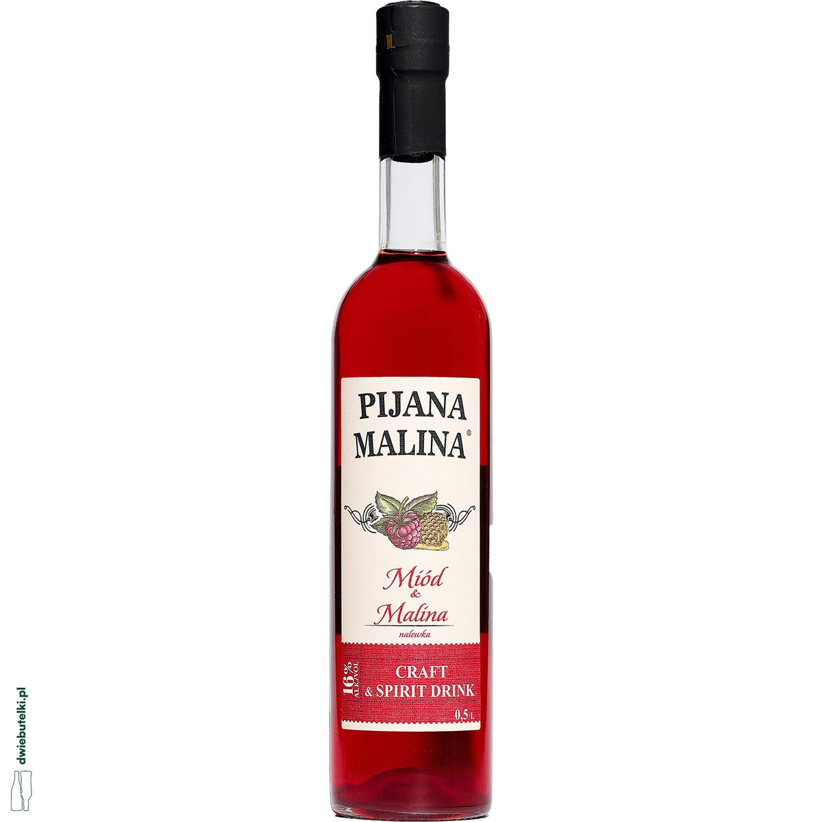 NALEWSKA PIJANA MALINA MIÓD&MALINA 16% 0,5L