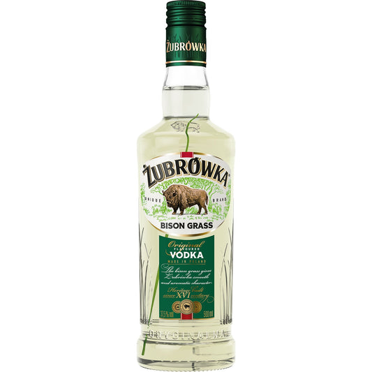 ŻUBRÓWKA ZIELONA BISON GRASS 0,5L