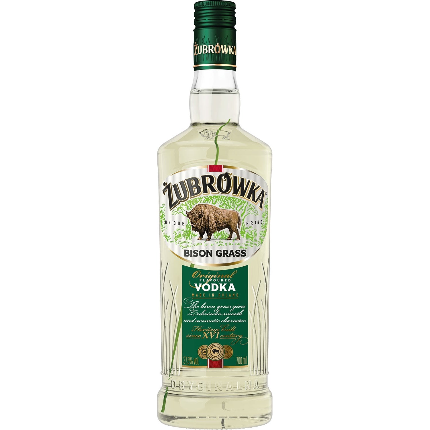ŻUBRÓWKA ZIELONA BISON GRASS 0,7L