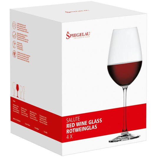 4720171 Red Wine Glass Set4 472/01 Salute Mp/3 F