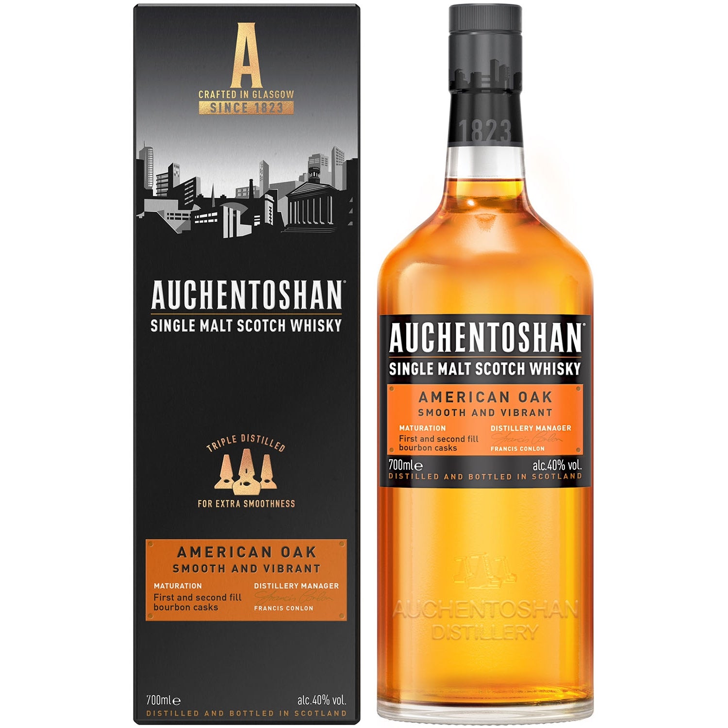 AUCHENTOSHAN AMERICAN OAK 0,7L KARTONIK