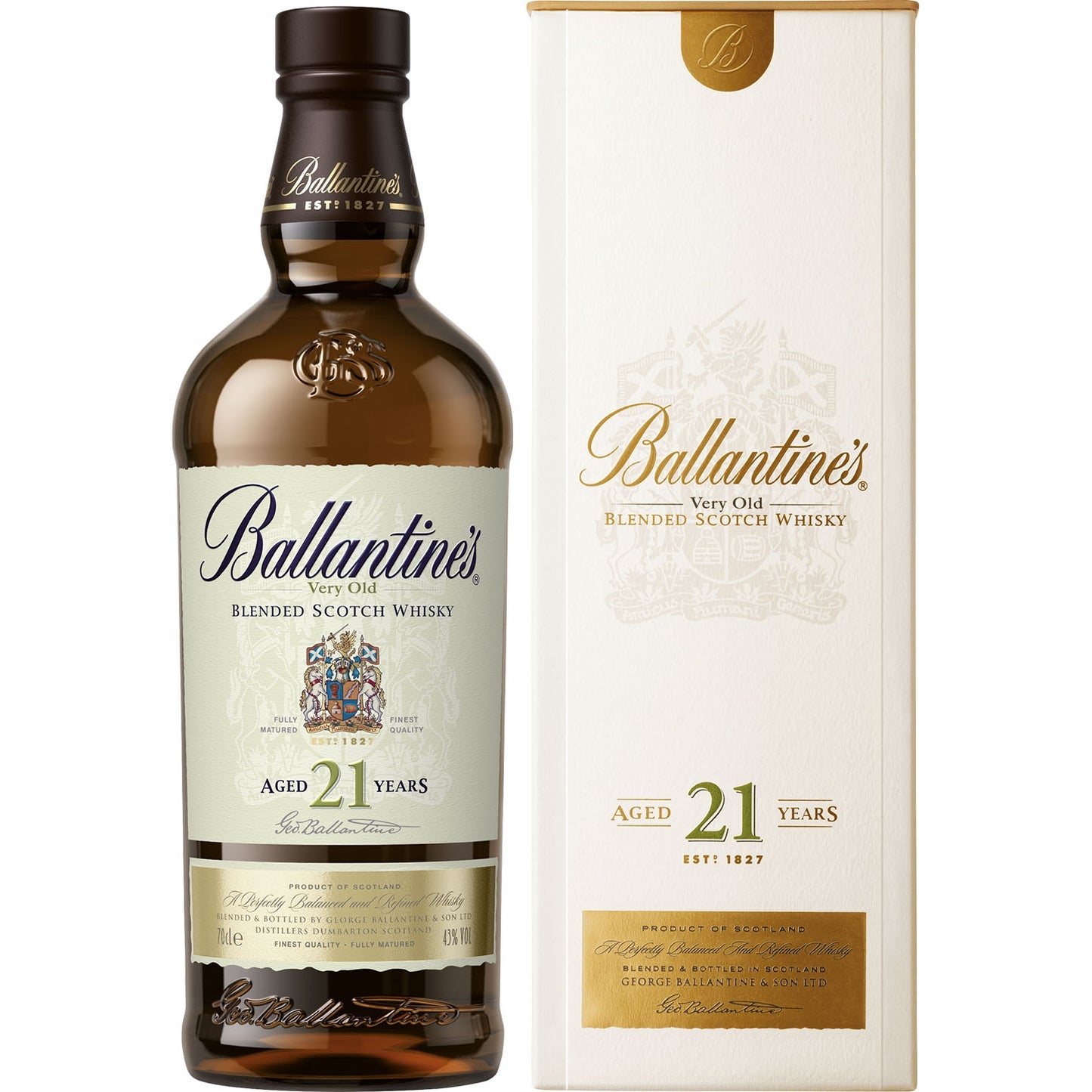 BALLANTINES 21YO KARTONIK