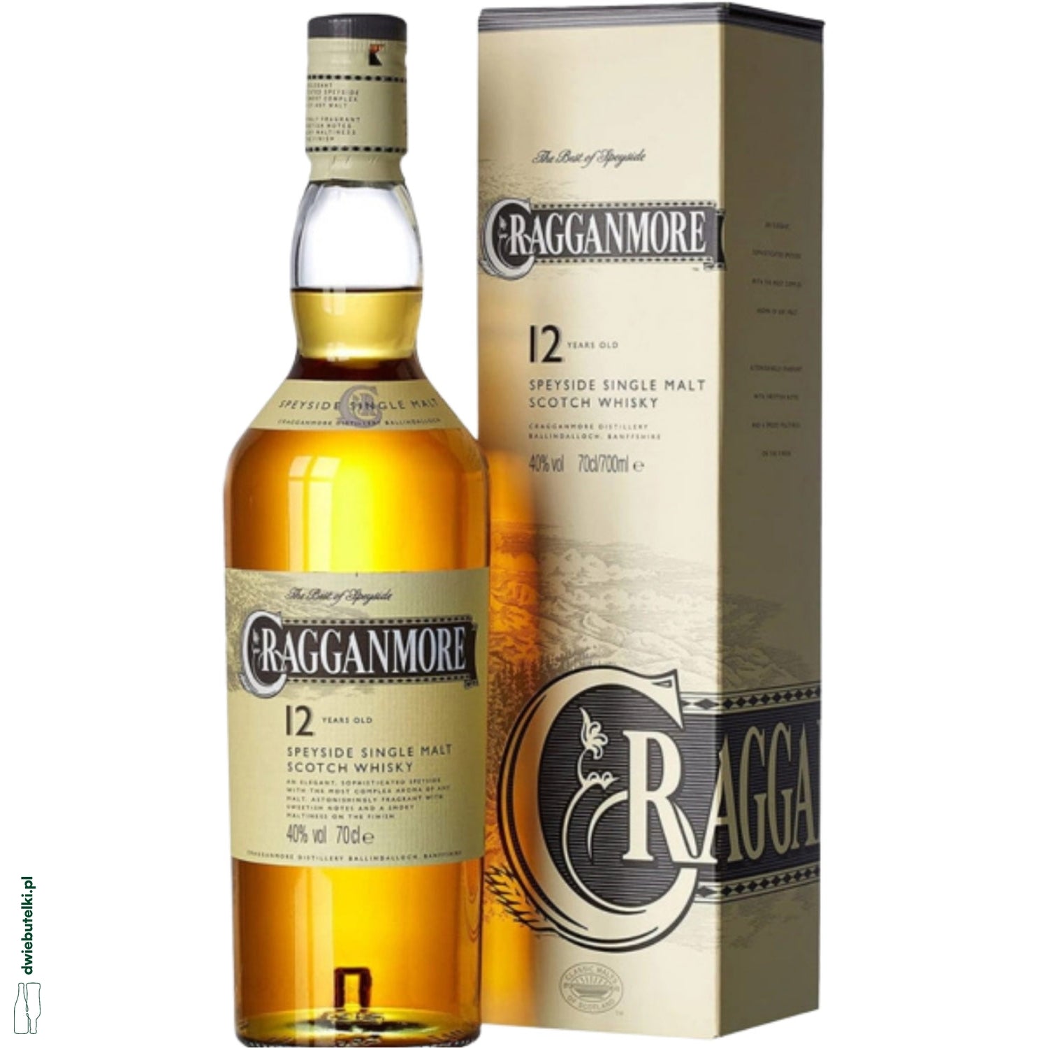 CRAGGANMORE 12YO KARTONIK 0.7L