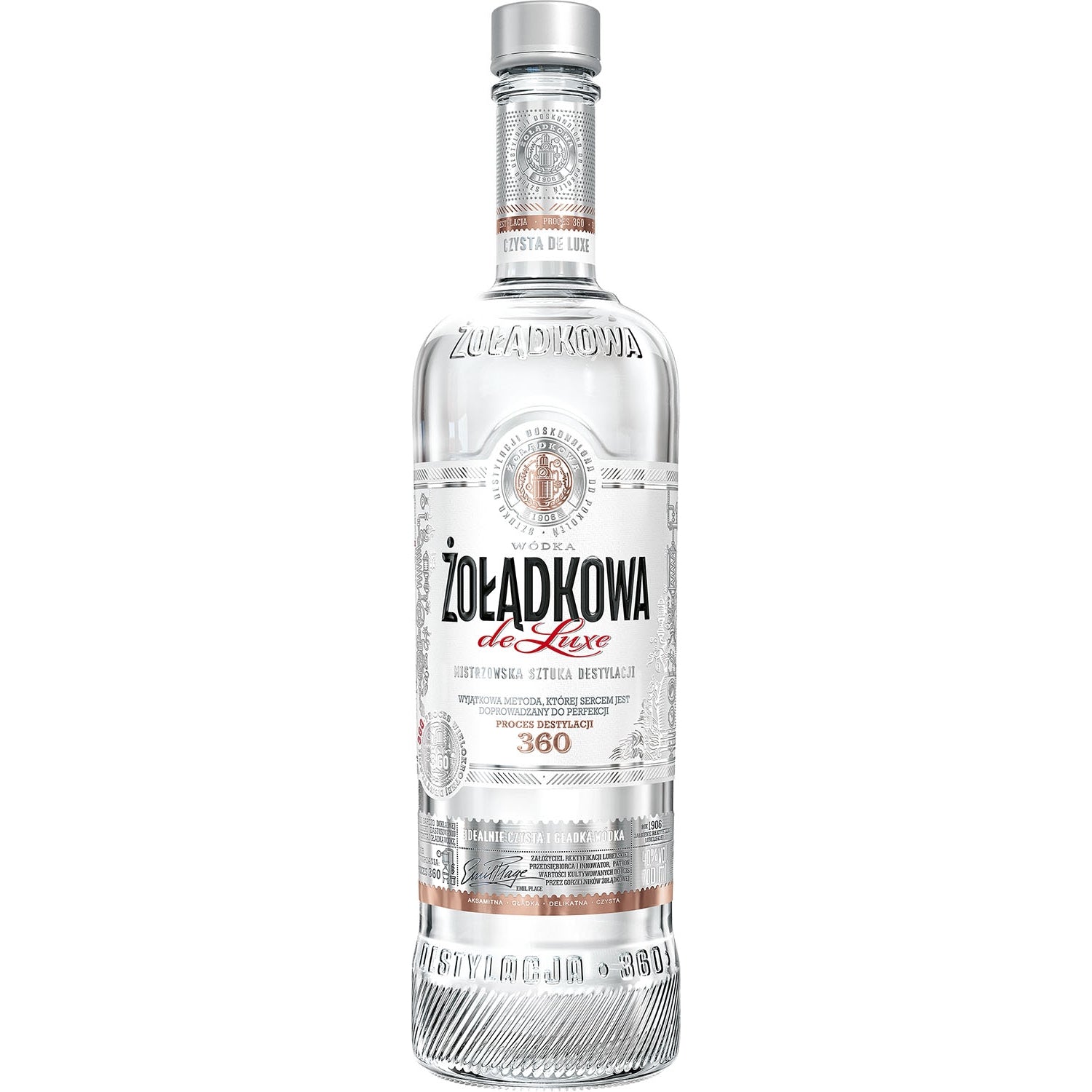 ŻOŁĄDKOWA DE LUXE WÓDKA CZYSTA 0,5