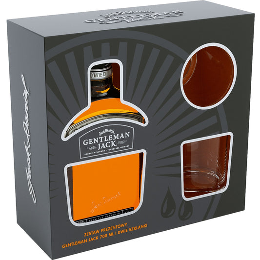 GENTELMAN JACK KARTONIK + 2 SZKLANKI
