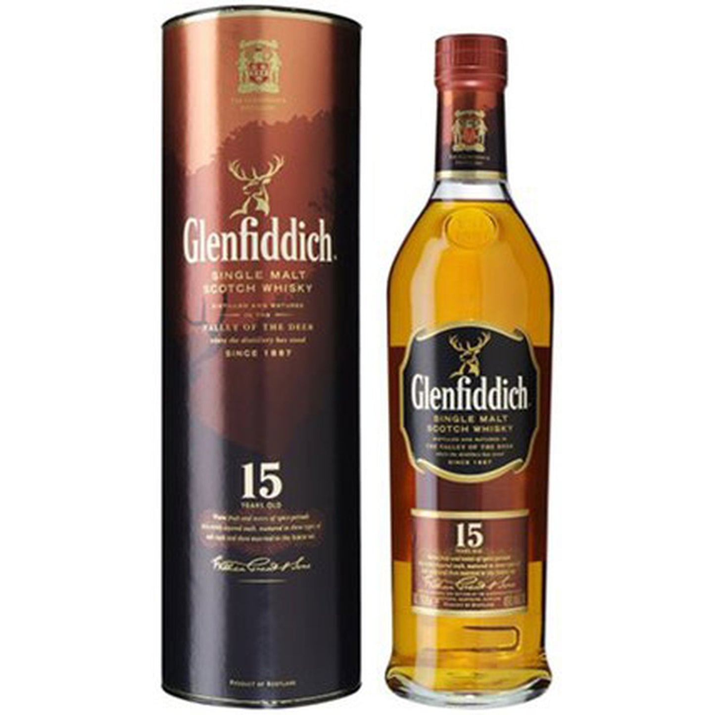 GLENFIDDICH 15 YO 0.7L TUBA