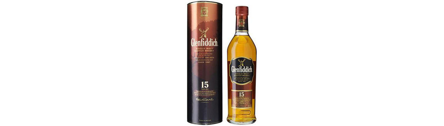 Glenfiddich 15 Yo 0.7L Tuba