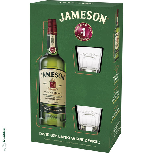 JAMESON 0,7L + SZKLANKI