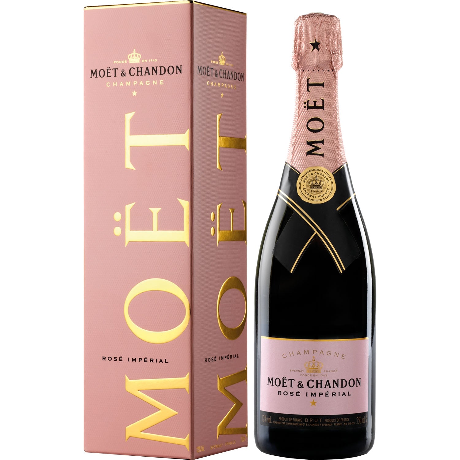 MOET & CHANDON IMPERIAL ROSE KARTONIK