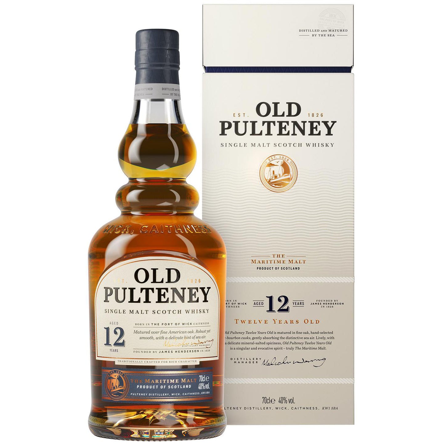 Old Pulteney 12 Yo 0,7L 40% Kartonik