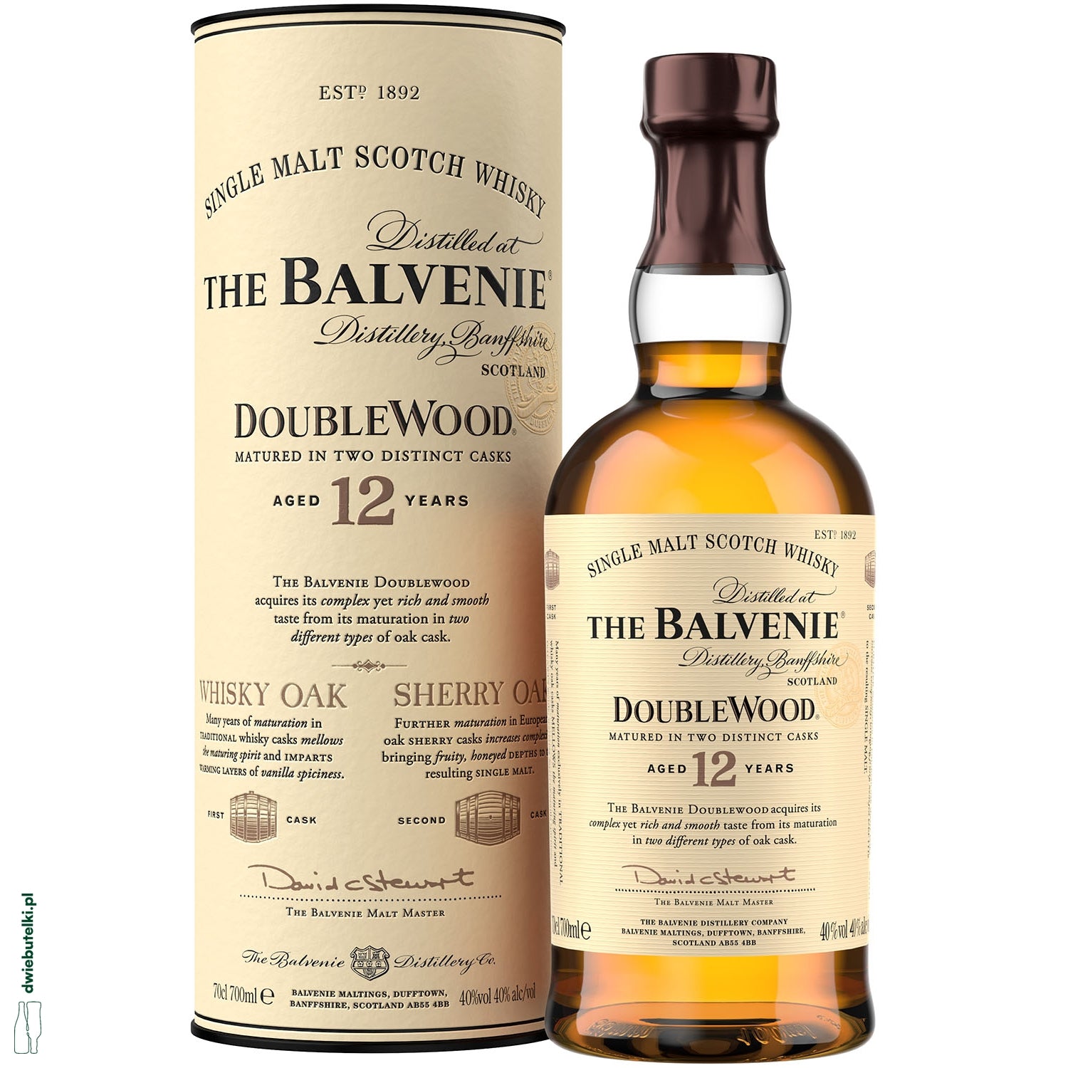 THE BALVENIE 12YO 0,7 DOUBLE WOOD