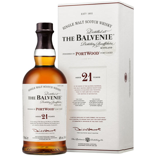 THE BALVENIE 21 YO PORT WOOD 0,7L