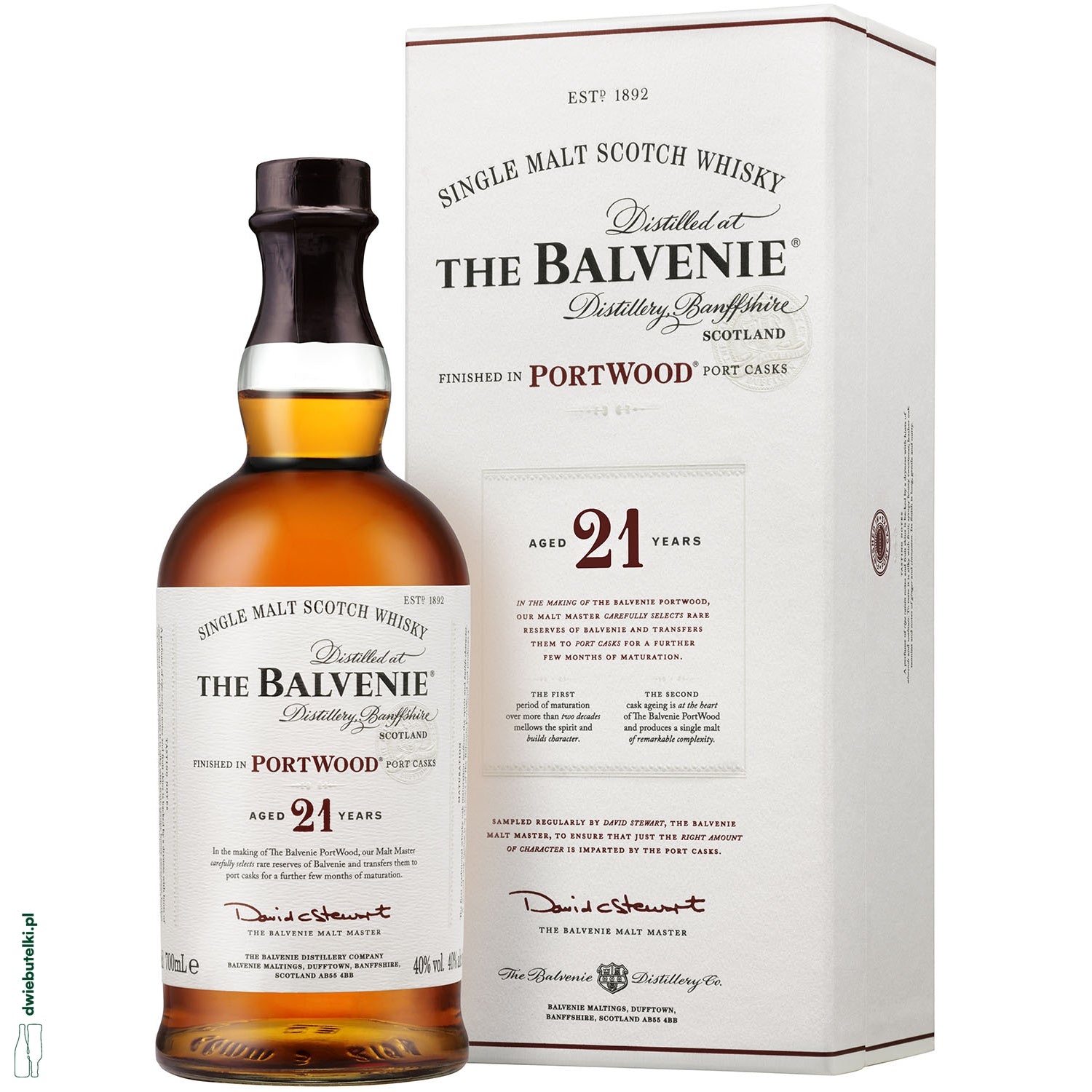 THE BALVENIE 21 YO PORT WOOD 0,7L